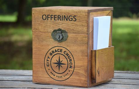 wooden offering boxes for churches